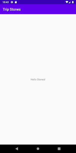 Android application Trip Stones screenshort