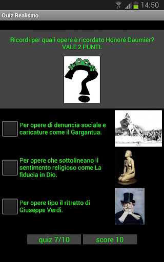 Realismo Macchiaioli Quiz Arte Screen 3