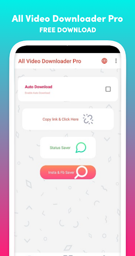 Android application All Video Downloader Pro screenshort