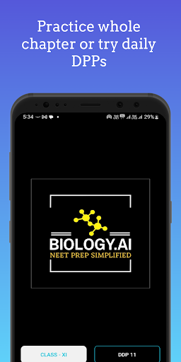 Android application NEET BIOLOGY.AI screenshort