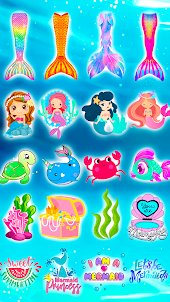 Mermaid Foto Spiel für Mädchen