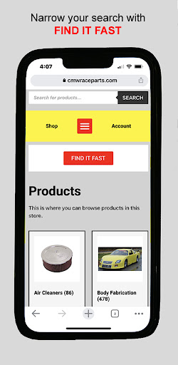 Android application Capital Motorsports screenshort