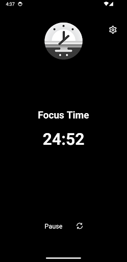 Android application Pomodoro Productivity Timer screenshort