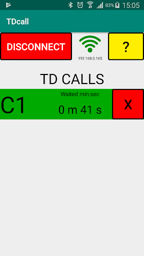 Android application TD call screenshort