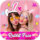 Rabbit Face Photo Editor - Androidアプリ