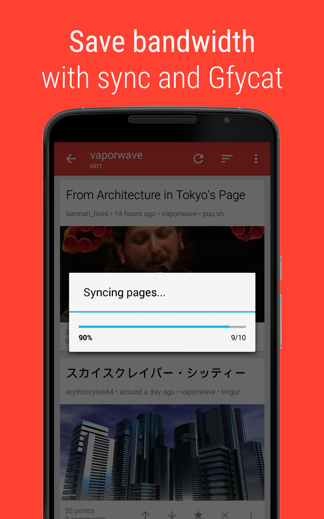 Android application Sync for Reddit (Pro) screenshort