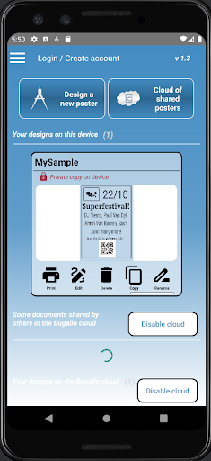 Posters - Create and Print Screen 2