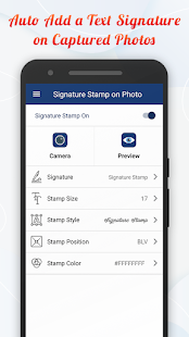 Signature Stamper: Auto Add Text on Camera Photos 1.2.1 APK screenshots 1