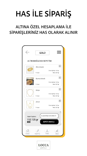 Android application Locca Gold screenshort
