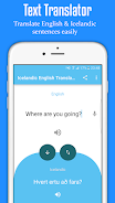 Icelandic English Translator - Free Dictionary Screenshot