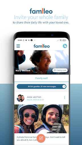 Android application Famileo screenshort