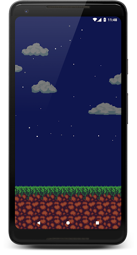 Android application Pixel Time Wallpaper screenshort