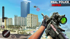Police Sniper Gun Shooting 3Dのおすすめ画像2