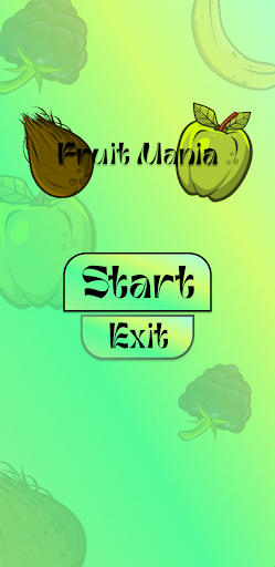Android application Fruit Mania screenshort