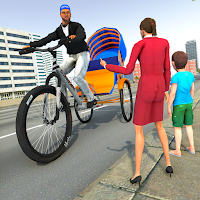 Bicycle Tuk Tuk Auto Rickshaw Free Driving Games