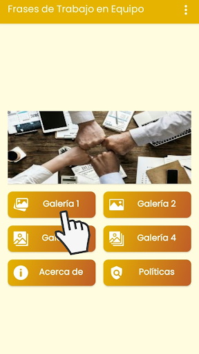 Android application Frases de Trabajo en Equipo. screenshort