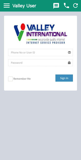 Android application Valley User screenshort