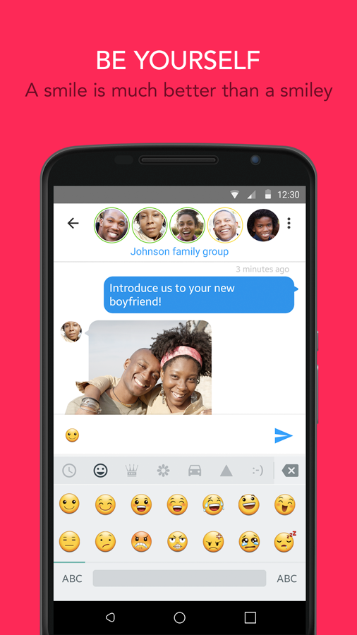 Android application Glide - Video Chat Messenger screenshort