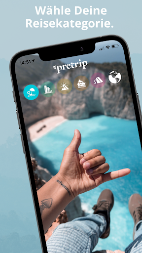 Android application pretrip screenshort