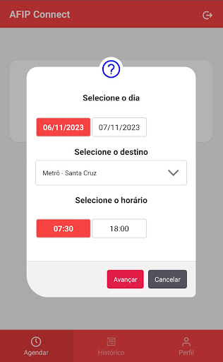 AFIP Connect Screen 2