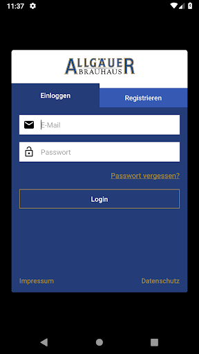 Android application Unser Bier screenshort