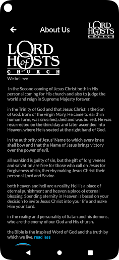 Lord of Hosts Church Screen 3