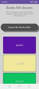 Random Colors Generator