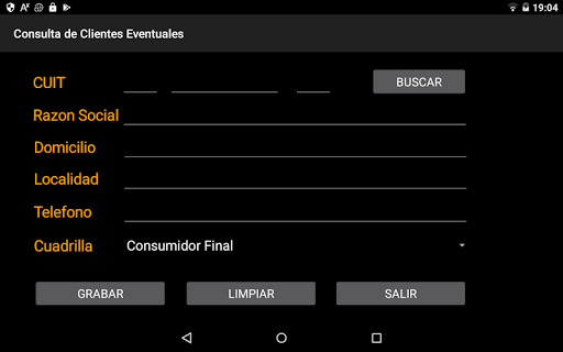 Android application Transporte IMAZ screenshort