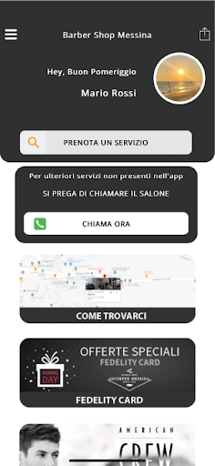 Android application Messina Giuseppe - Barber Shop screenshort