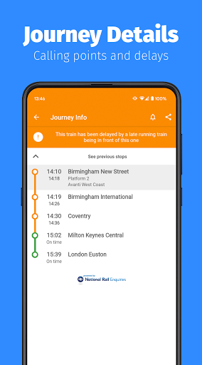 Train Track - UK Train Times Screen 3