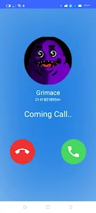 Grimace Fake Call Prank Video