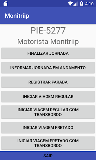Android application Monitriip screenshort