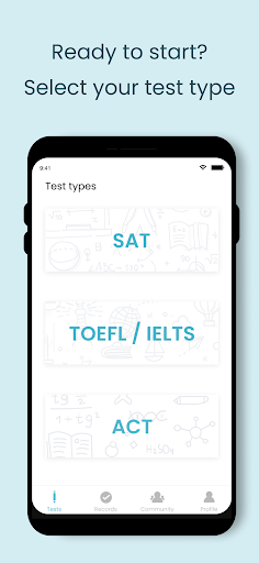 Android application Get ready for TOEFL, ACT & SAT screenshort