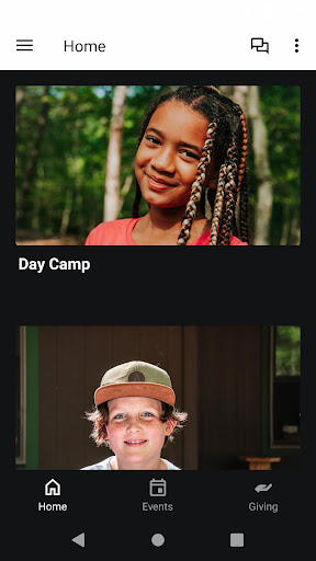 Android application Camp Roger & Camp Scottie screenshort