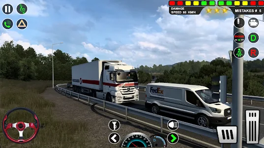 Indische Euro-LKW-Fahrer-Sim