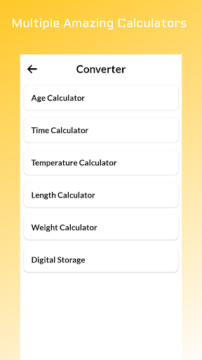 All In One Calculators Screen 2