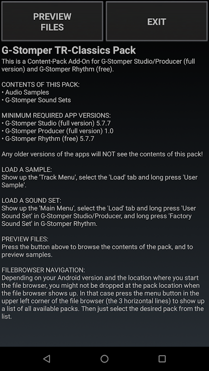 G-Stomper TR-Classics Pack - 3.3.1 - (Android)