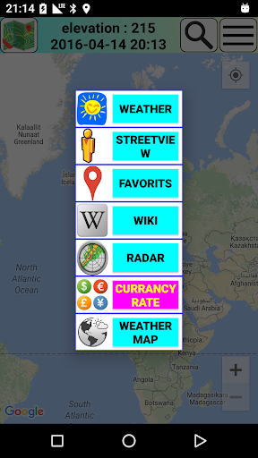 world weather and tourist data Screen 3