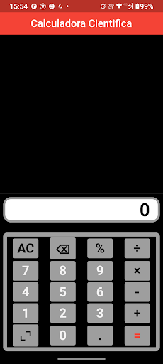 Calculadora Científica Screen 2