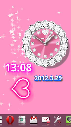 Free CUTE WORLD QLOCK LWP