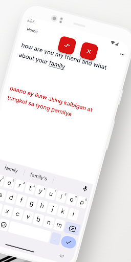 Tagalog-English Translator App Screen 2
