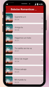 Captura de Pantalla 8 Baladas Romanticas Ringtones android