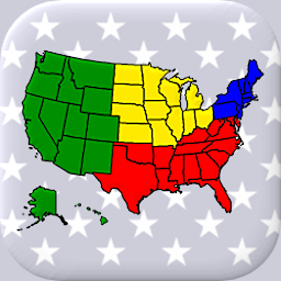 Imatge d'icona 50 US States - American Quiz