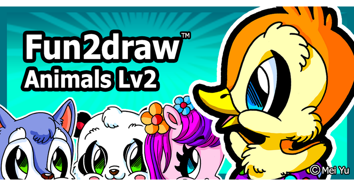 How to Draw Animals - Fun2draw Lv. 2: Learn how to draw chibi