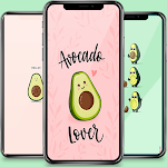 Cover Image of Herunterladen Cute Kawaii Avocado Wallpaper 1.0 APK