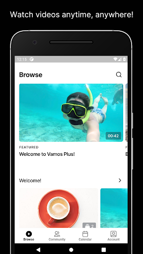 Android application Vamos Plus screenshort