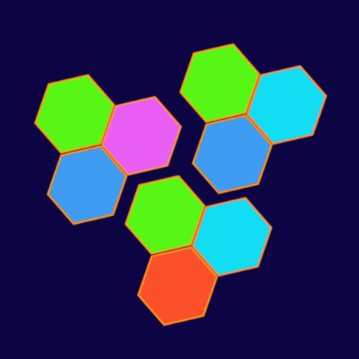 Merge Hexa World: Block Puzzle logo