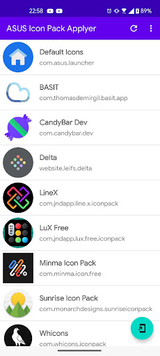 ASUS Icon Pack Applyer Screen 2