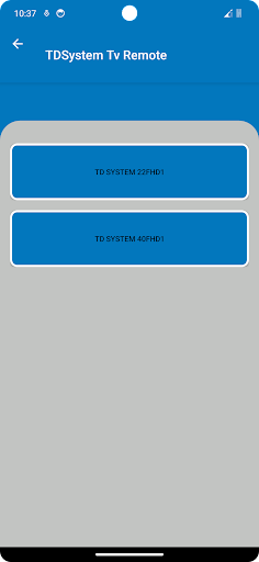 Remote for TD system tv Screen 2