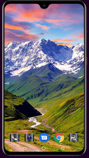 Android application Mountains Wallpaper screenshort